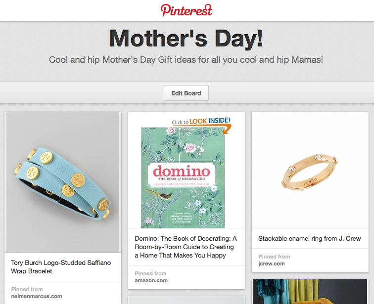 Pinterest Mother's Day